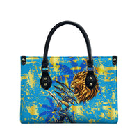 Saint Lucia Cricket Leather Bag Kings Lion Unstoppable Mascot Art