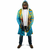 Saint Lucia Kings Cricket Cloak Crowned Lion And Parrot Half Style