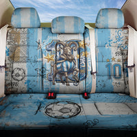 El Diez Argentina GOAT 10 Football Back Car Seat Cover Goat Mascot King Crown Graffiti Art