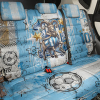 El Diez Argentina GOAT 10 Football Back Car Seat Cover Goat Mascot King Crown Graffiti Art