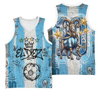 El Diez Argentina GOAT 10 Football Basketball Jersey Goat Mascot King Crown Graffiti Art
