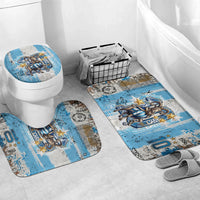 El Diez Argentina GOAT 10 Football Bathroom Set Goat Mascot King Crown Graffiti Art