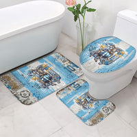 El Diez Argentina GOAT 10 Football Bathroom Set Goat Mascot King Crown Graffiti Art