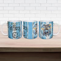 El Diez Argentina GOAT 10 Football Ceramic Mug Goat Mascot King Crown Graffiti Art