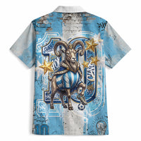El Diez Argentina GOAT 10 Football Hawaiian Shirt Goat Mascot King Crown Graffiti Art