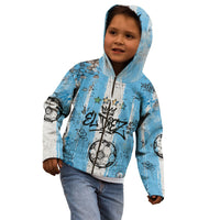 El Diez Argentina GOAT 10 Football Kid Hoodie Goat Mascot King Crown Graffiti Art