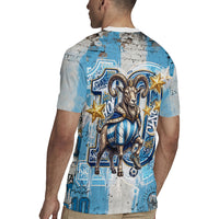 El Diez Argentina GOAT 10 Football Rugby Jersey Goat Mascot King Crown Graffiti Art