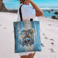 El Diez Argentina GOAT 10 Football Tote Bag Goat Mascot King Crown Graffiti Art