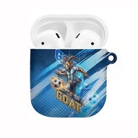 Argentina Football GOAT 10 Pride AirPods Case Power of the King - 4 Star Champions Mascot