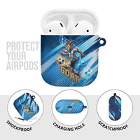 Argentina Football GOAT 10 Pride AirPods Case Power of the King - 4 Star Champions Mascot