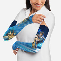 Argentina Football GOAT 10 Pride Arm Sleeves Power of the King - 4 Star Champions Mascot