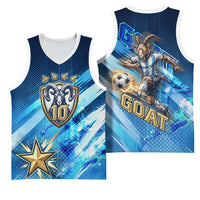 Argentina Football GOAT 10 Pride Basketball Jersey Power of the King - 4 Star Champions Mascot