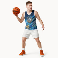 Argentina Football GOAT 10 Pride Basketball Jersey Power of the King - 4 Star Champions Mascot