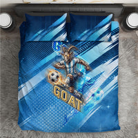 Argentina Football GOAT 10 Pride Bedding Set Power of the King - 4 Star Champions Mascot