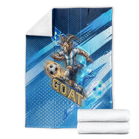 Argentina Football GOAT 10 Pride Blanket Power of the King - 4 Star Champions Mascot