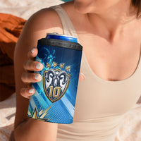 Argentina Football GOAT 10 Pride 4 in 1 Can Cooler Tumbler Power of the King - 4 Star Champions Mascot