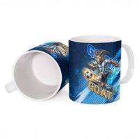 Argentina Football GOAT 10 Pride Ceramic Mug Power of the King - 4 Star Champions Mascot