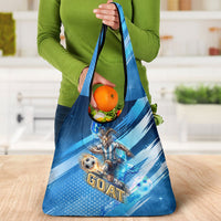 Argentina Football GOAT 10 Pride Grocery Bag Power of the King - 4 Star Champions Mascot