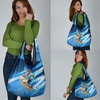 Argentina Football GOAT 10 Pride Grocery Bag Power of the King - 4 Star Champions Mascot
