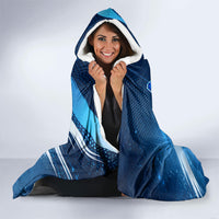 Argentina Football GOAT 10 Pride Hooded Blanket Power of the King - 4 Star Champions Mascot