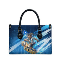 Argentina Football GOAT 10 Pride Leather Bag Power of the King - 4 Star Champions Mascot