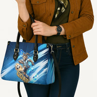 Argentina Football GOAT 10 Pride Leather Bag Power of the King - 4 Star Champions Mascot