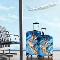 Argentina Football GOAT 10 Pride Luggage Cover Power of the King - 4 Star Champions Mascot