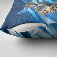 Argentina Football GOAT 10 Pride Pillow Cover Power of the King - 4 Star Champions Mascot