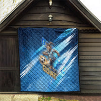 Argentina Football GOAT 10 Pride Quilt Power of the King - 4 Star Champions Mascot