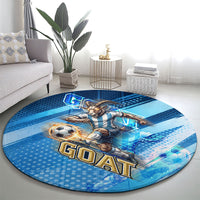 Argentina Football GOAT 10 Pride Round Carpet Power of the King - 4 Star Champions Mascot