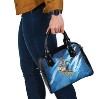 Argentina Football GOAT 10 Pride Shoulder Handbag Power of the King - 4 Star Champions Mascot