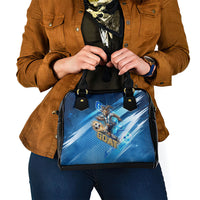Argentina Football GOAT 10 Pride Shoulder Handbag Power of the King - 4 Star Champions Mascot