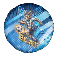 Argentina Football GOAT 10 Pride Spare Tire Cover Power of the King - 4 Star Champions Mascot
