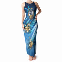 Argentina Football GOAT 10 Pride Tank Maxi Dress Power of the King - 4 Star Champions Mascot