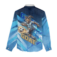 Argentina Football GOAT 10 Pride Women Casual Shirt Power of the King - 4 Star Champions Mascot