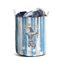 Argentina Football GOAT Laundry Basket Four Times World Champions