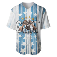 Argentina Football GOAT Baseball Jersey Four Times World Champions