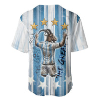 Argentina Football GOAT Baseball Jersey Four Times World Champions