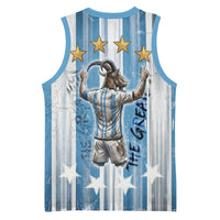 Argentina Football GOAT Basketball Jersey Four Times World Champions