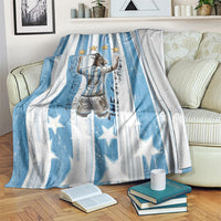 Argentina Football GOAT Blanket Four Times World Champions
