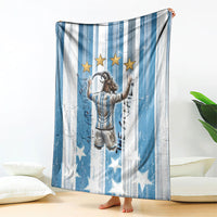Argentina Football GOAT Blanket Four Times World Champions