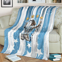 Argentina Football GOAT Blanket Four Times World Champions