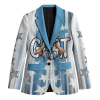 Argentina Football GOAT Blazer Four Times World Champions