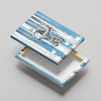 Argentina Football GOAT Canvas Wall Art Four Times World Champions