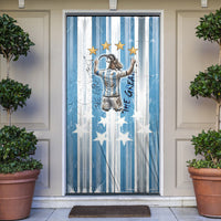 Argentina Football GOAT Door Cover Four Times World Champions