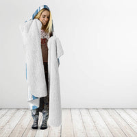 Argentina Football GOAT Hooded Blanket Four Times World Champions