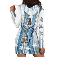 Argentina Football GOAT Hoodie Dress Four Times World Champions