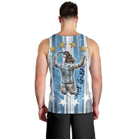 Argentina Football GOAT Men Tank Top Four Times World Champions
