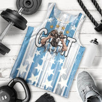 Argentina Football GOAT Men Tank Top Four Times World Champions