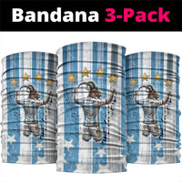 Argentina Football GOAT Neck Gaiter Four Times World Champions